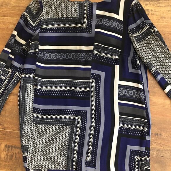 H&M Printed Shirt Blouse Multi Colour 3/4 Sleeve - Picture 5 of 10